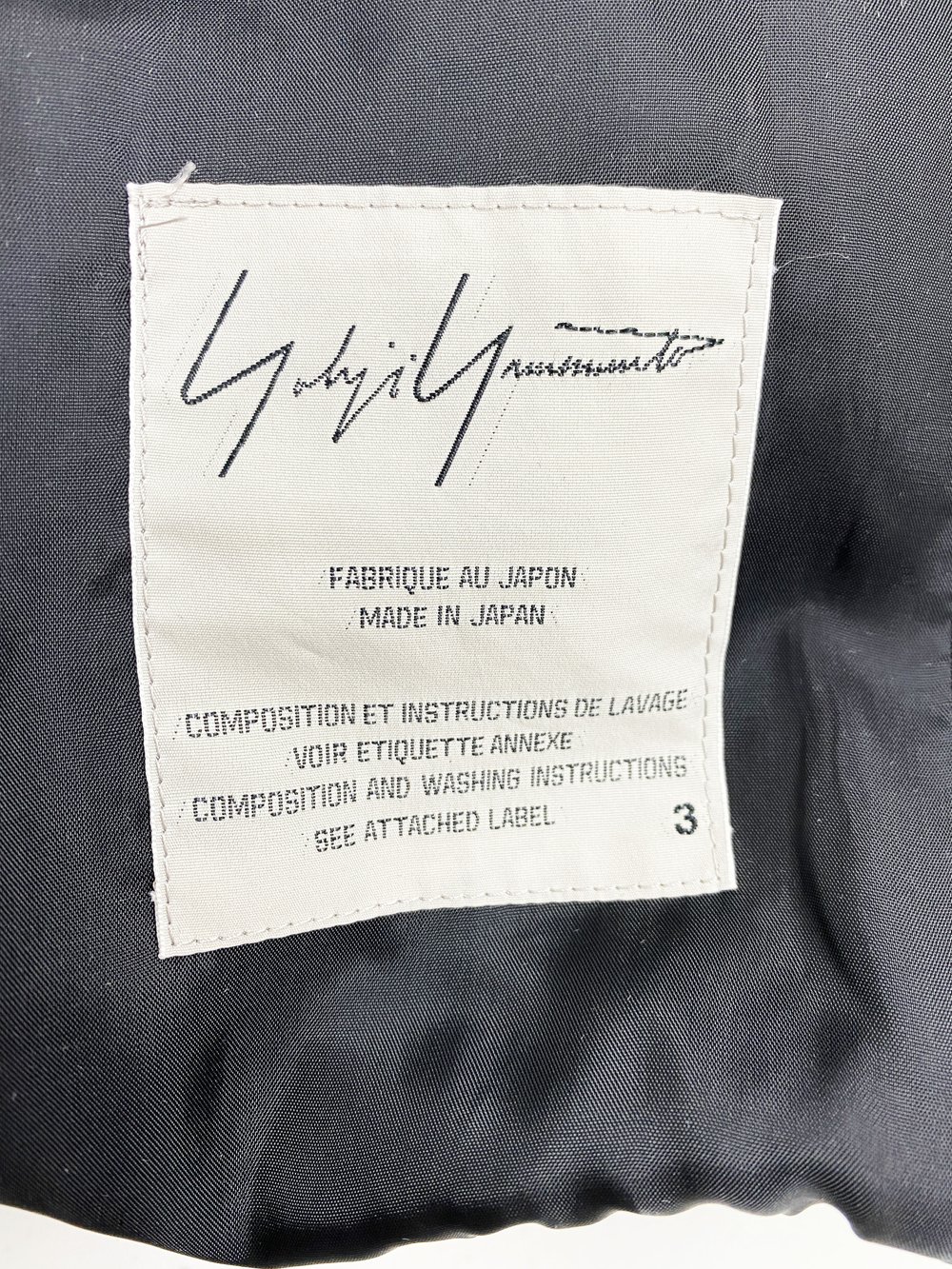 Yohji Yamamoto deconstructed sleeve zip jacket — JAMES VELORIA Yohji Yamamoto deconstructed sleeve zip jacket — JAMES VELORIA